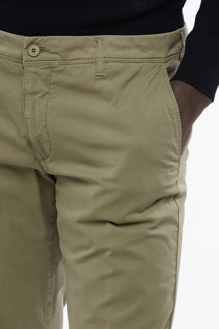 CC COLLECTION Stretch Cotton Chinos Pants with Belt Loops