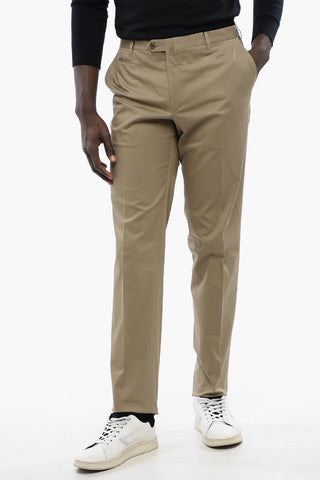 Cotton Blend ACADEMY Pants with Zipped Pockets