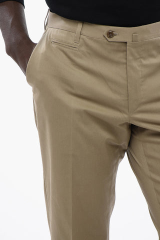 Cotton Blend ACADEMY Pants with Zipped Pockets