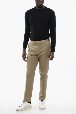 Cotton Blend ACADEMY Pants with Zipped Pockets