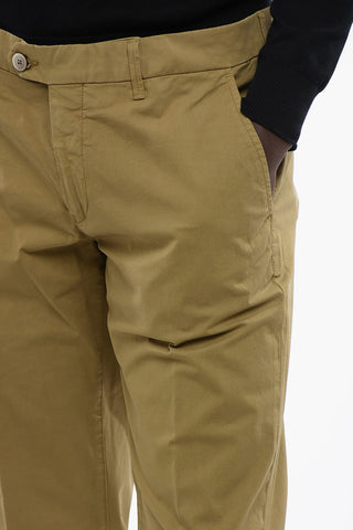 ID Pantaloni Chino in Cotone Stretch con Passanti