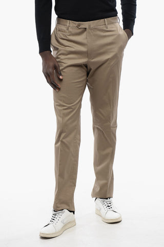 4-Pocketed LEADER Cotton Blend Pants with Belt Loops