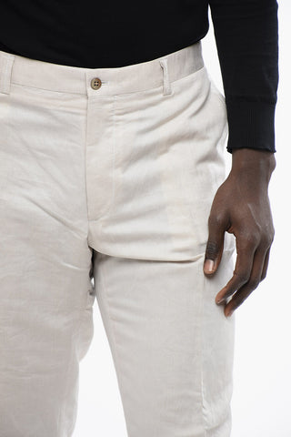 ID Linen-blended IDENTITY Chino Pants
