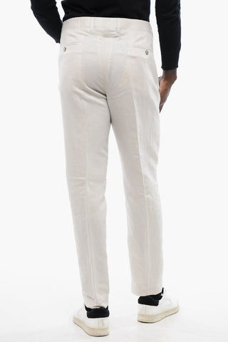 ID Linen-blended IDENTITY Chino Pants