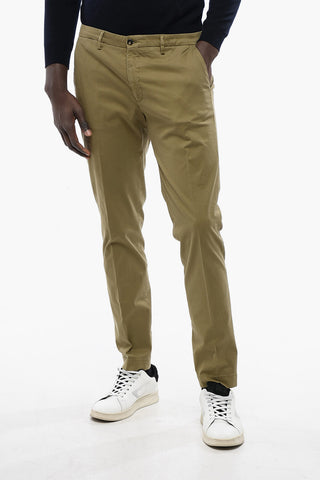 CC COLLECTION Cotton Blend Chinos Pants with Belt Loops