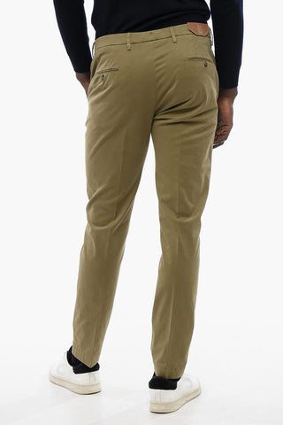 CC COLLECTION Cotton Blend Chinos Pants with Belt Loops