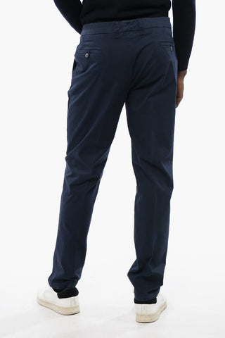 ID Stretched Cotton Chino Pants with 5 pockets