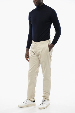 CC COLLECTION Pantaloni Chino con Motivo a Righe