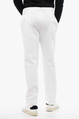 ID Chino-Hose IDENTITY aus Stretch-Baumwolle mit geradem Bein