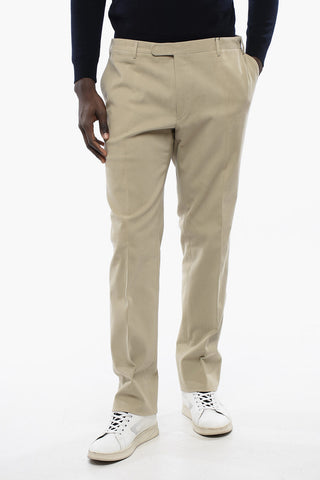CC COLLECTION Pantaloni Chino con Motivo a Righe