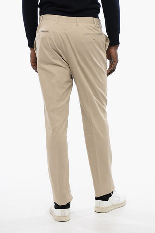 CC COLLECTION Stretch Cotton Chinos Pants with Belt Loops