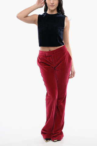 Velour Top PALMIRA with Back Full Zip