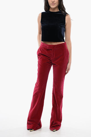 Velvet Pants with 4 Pockets