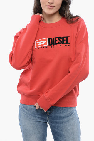 RED TAG Crewneck Sweatshirt F-REGGY-DIV with Embroidered Logo