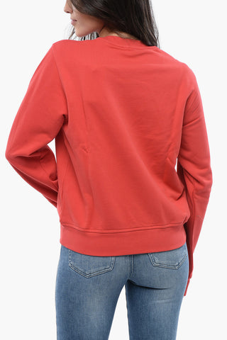 RED TAG Crewneck Sweatshirt F-REGGY-DIV with Embroidered Logo