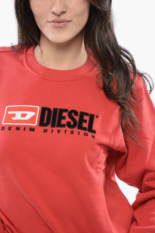 RED TAG Crewneck Sweatshirt F-REGGY-DIV with Embroidered Logo