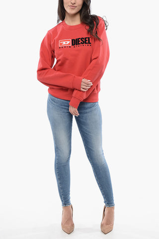 RED TAG Crewneck Sweatshirt F-REGGY-DIV with Embroidered Logo