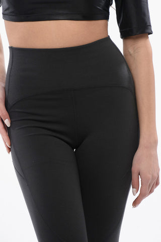 STELLA McCARTNEY High Waisted Stretch Fabric Leggings