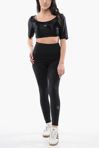 STELLA McCARTNEY High Waisted Stretch Fabric Leggings