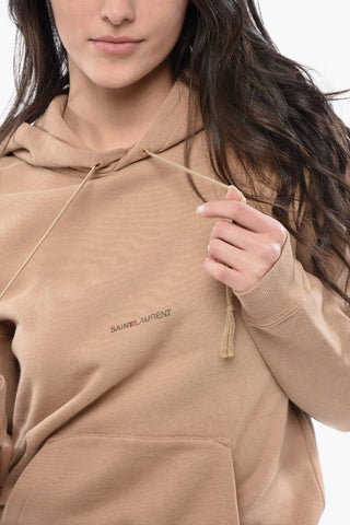 Felpa Con Cappuccio Con Stampa Logo