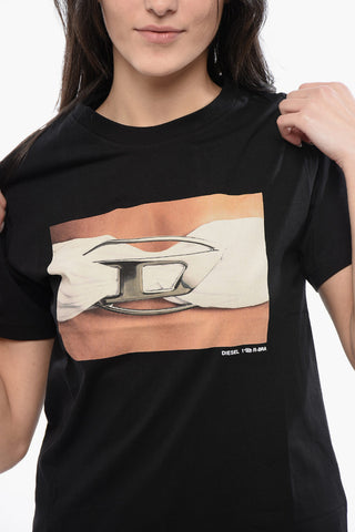 RED TAG Cotton T-REGS-N3 Crew-neck T-shirt with Print