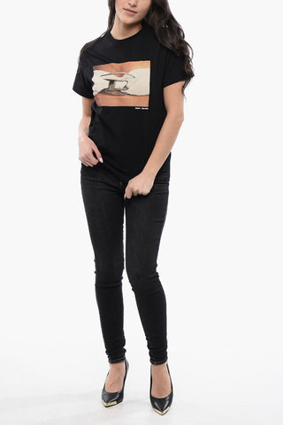 RED TAG Cotton T-REGS-N3 Crew-neck T-shirt with Print