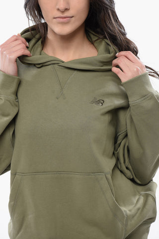 Felpa Hoodie Oversized con Tasca a toppa