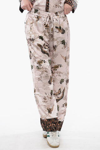 Pantaloni Casual SOFI in Satin Con Elastico in Vita