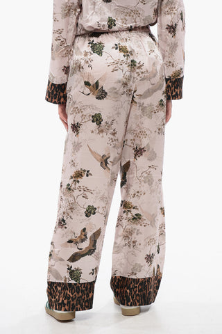 Pantaloni Casual SOFI in Satin Con Elastico in Vita