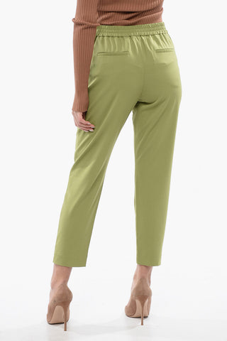 Solid Color Single-Pleat ALEIDA Pants