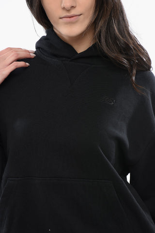Felpa Hoodie Oversized con Tasca a toppa