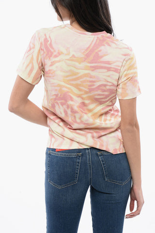 RED TAG Tie Dye Effect T-REGS-N6 Crew-neck T-shirt