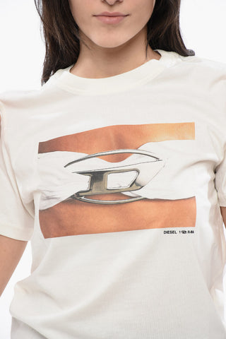 RED TAG T-shirt Girocollo T-REGS-N3 In Cotone con Stampa