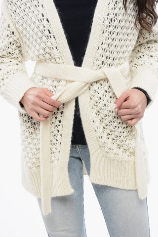 Cannes Knit Stitchies Cardigan with Belt