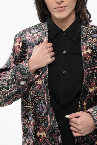 Blazer VLAKERO in Velluto con Fantasia Multicolor