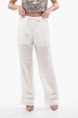 High-Waisted Linen JADE Pants