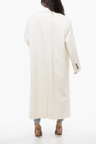 Cappotto Doppiopetto con Rever a Lancia