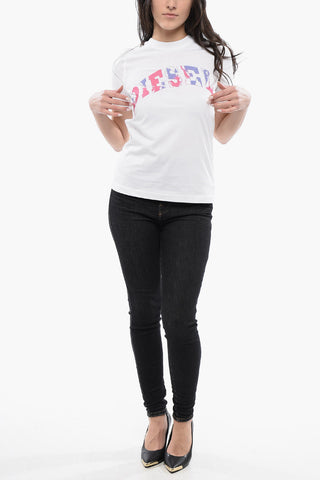 RED TAG Cotton T-REG-G11 Crew-Neck T-shirt With Gradient Print