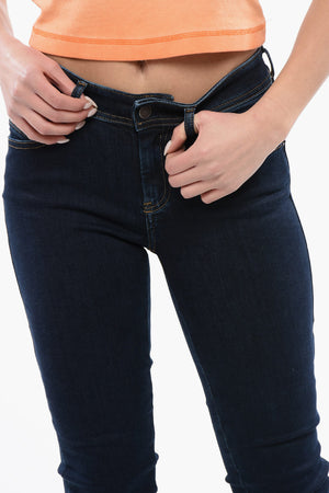 2017 Super-Skinny-Fit-Jeans SLANDY mit mittlerer Leibhöhe 12cm L32