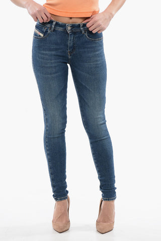 Super-Skinny-Fit-Jeans 2017 SLANDY mit mittlerer Bundhöhe 12 cm L32