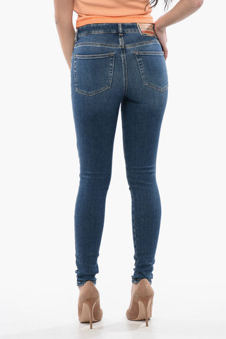 Super-Skinny-Fit-Jeans 2017 SLANDY mit mittlerer Bundhöhe 12 cm L32