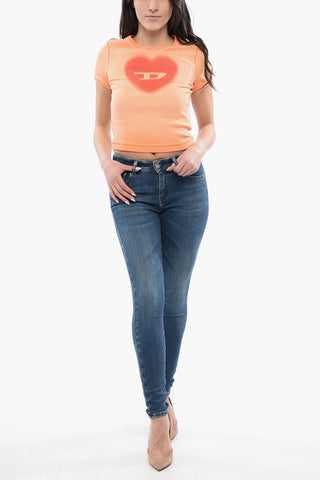 Super-Skinny-Fit-Jeans 2017 SLANDY mit mittlerer Bundhöhe 12 cm L32
