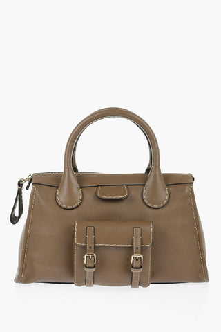 Borsa Tote In Pelle con Tracolla Removibile