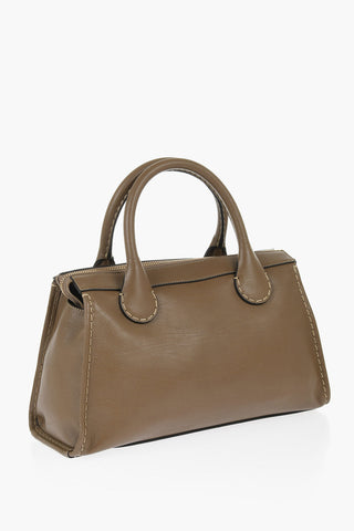 Borsa Tote In Pelle con Tracolla Removibile