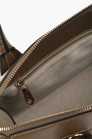Leather Tote Bag with Removable Strap