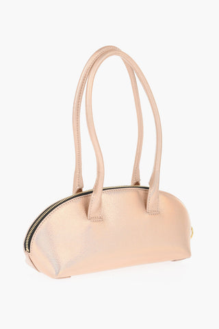 SEE BY Metallic Textured Mini Bag with Charm