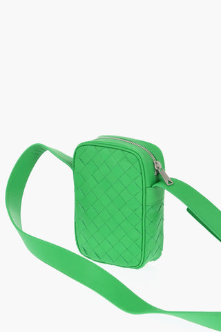 Braided Leather Crossbody Bag