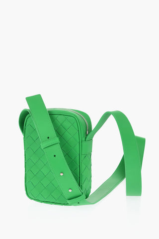 Braided Leather Crossbody Bag