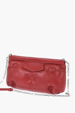 MM11 Padded Leather GLAM SLAM Pochette with Removable Strap