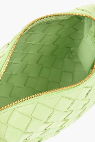 Mini Bag LOOP in Pelle Intrecciata con Chiusura Zip